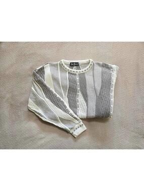 Alan Stuart Sweater XL | 90s Textured Knit Crewneck